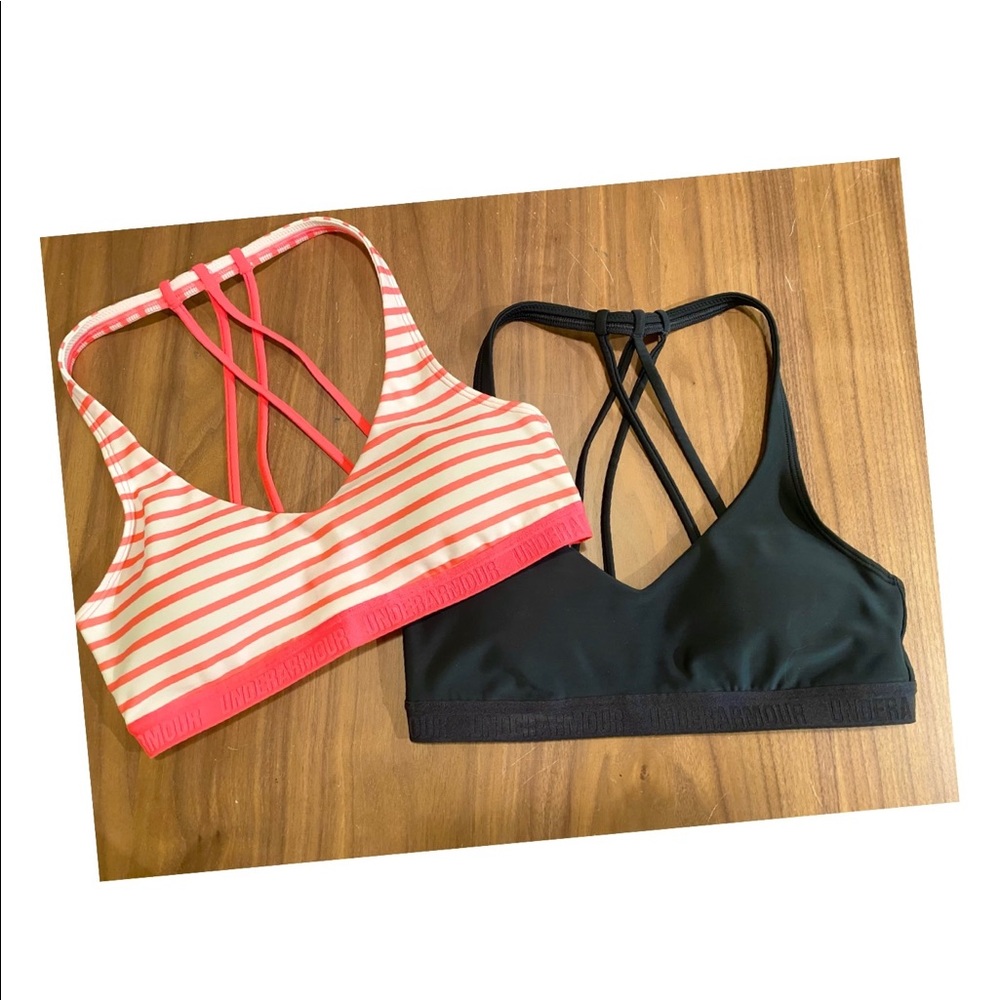 Under Armour - 2 Strappy Sports Bras XS